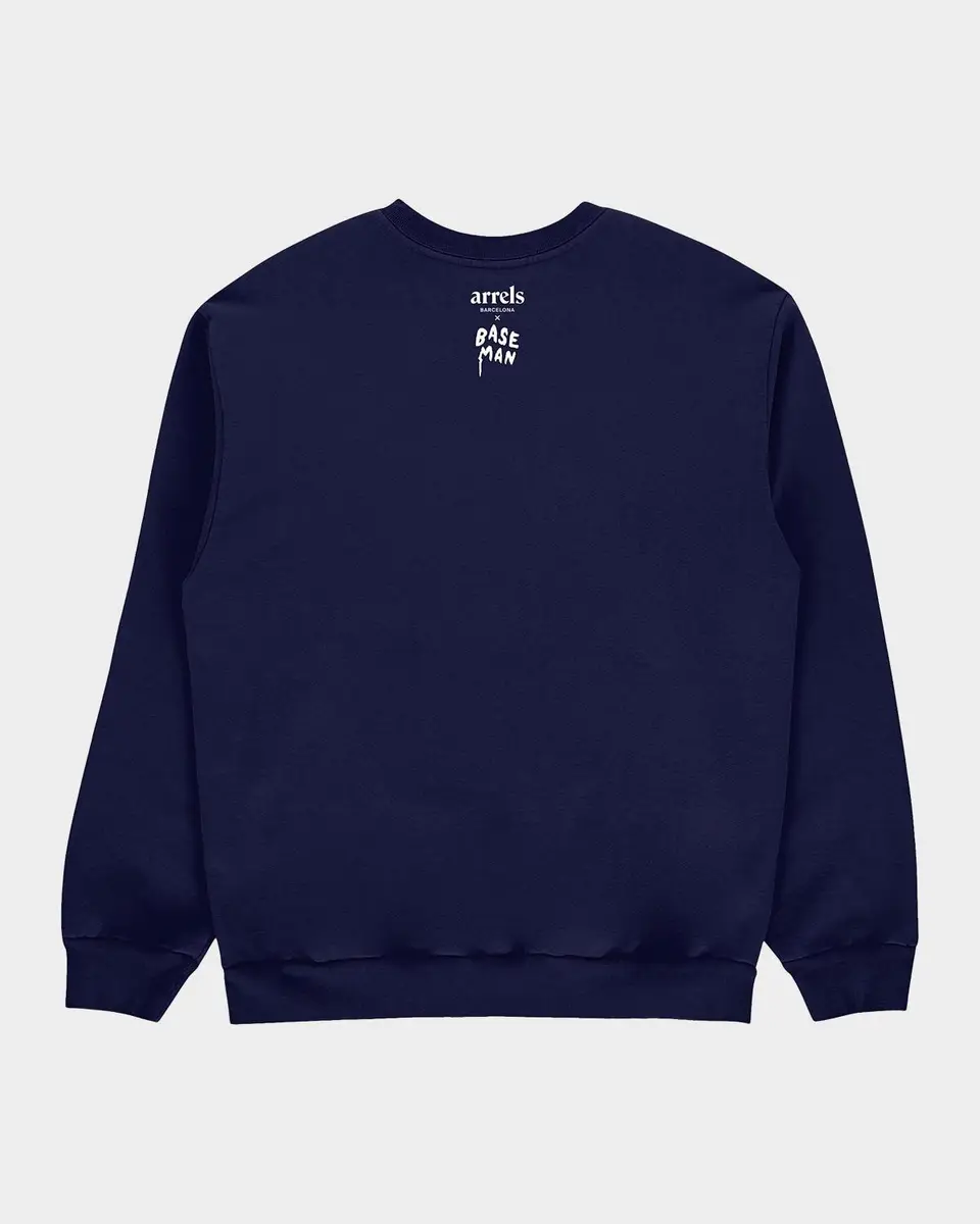 ARRELS Men's Small Cat Graphic Cotton Sweatshirt | Thumbnail 2 ARRELS Men's Small Cat Graphic Cotton Sweatshirt | Thumbnail 2