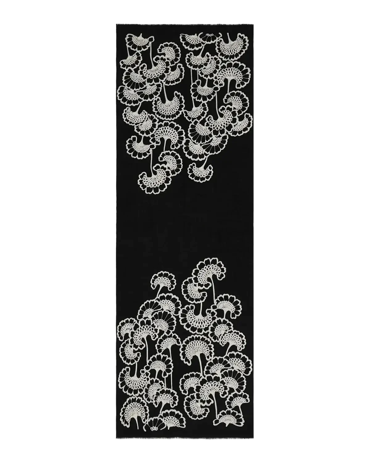 Velour Bloom Merino Wool Scarf Velour Bloom Merino Wool Scarf