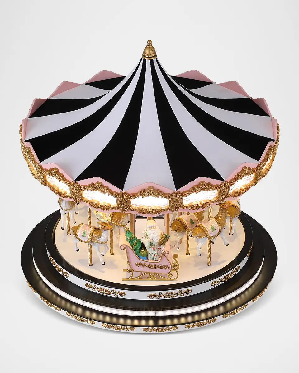 Mr Christmas Glitz and Glam Carousel Christmas Decor | Thumbnail 3 Mr Christmas Glitz and Glam Carousel Christmas Decor | Thumbnail 3