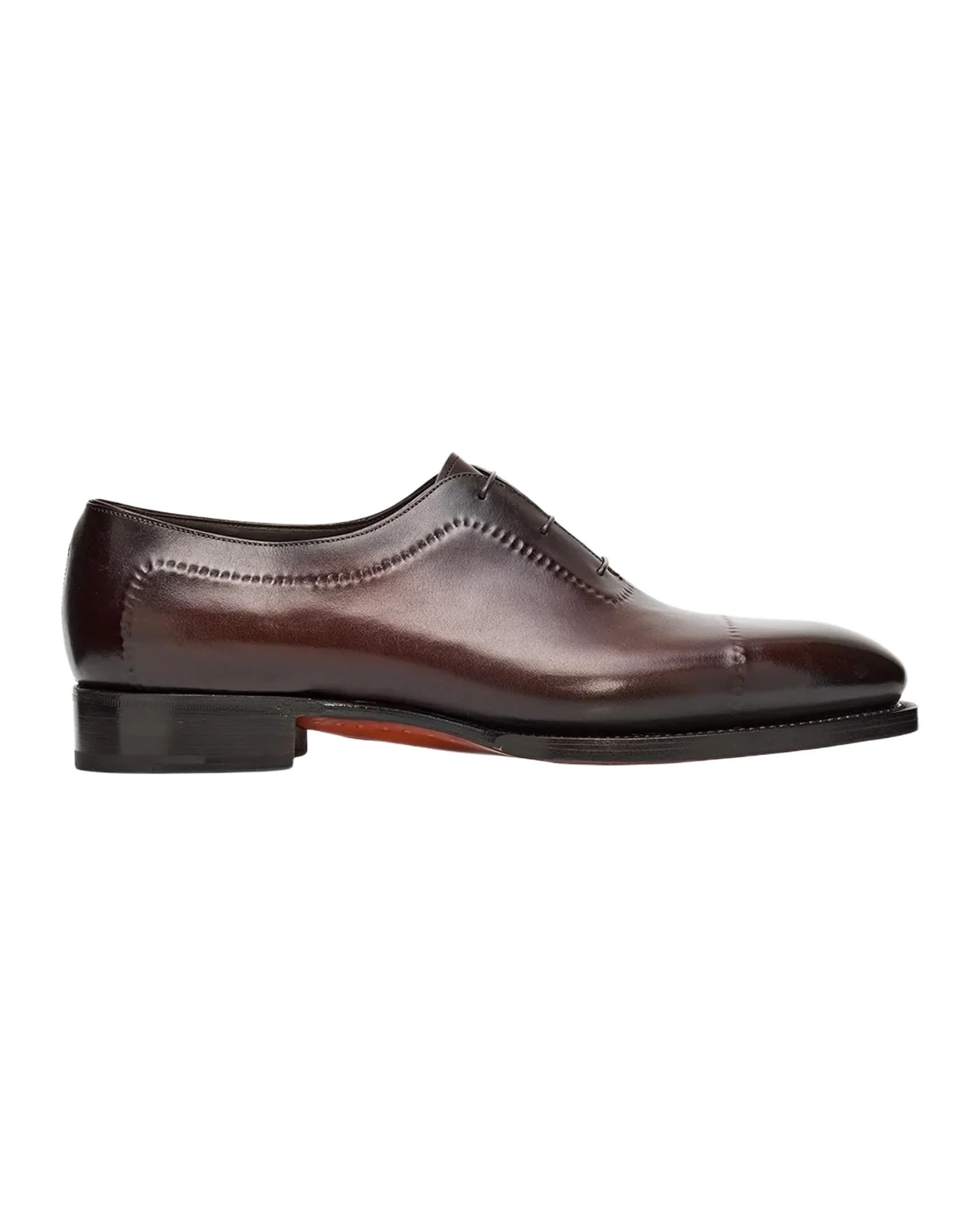 Men's Reverse-Stitched Cap-Toe Leather Oxfords Men's Reverse-Stitched Cap-Toe Leather Oxfords