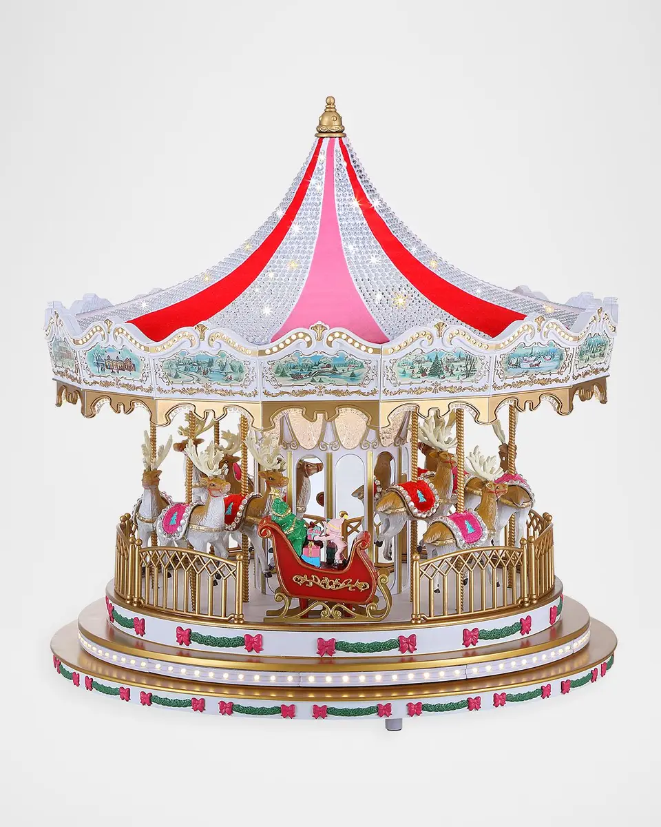 Mr Christmas Sugarplum Swaorvski Carousel Christmas Decor | Thumbnail 2 Mr Christmas Sugarplum Swaorvski Carousel Christmas Decor | Thumbnail 2