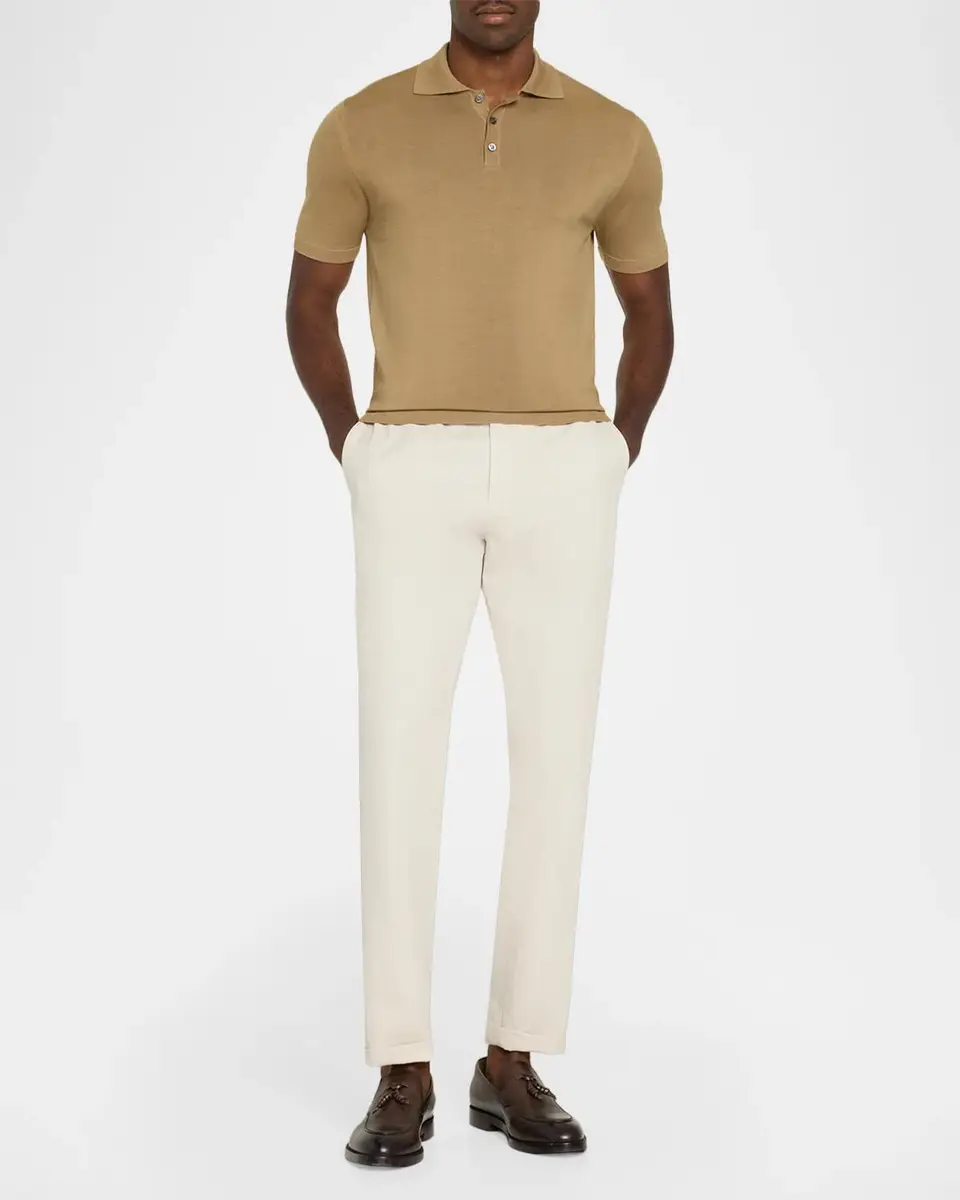 Barena Men's Merino Wool Polo Shirt | Thumbnail 2 Barena Men's Merino Wool Polo Shirt | Thumbnail 2