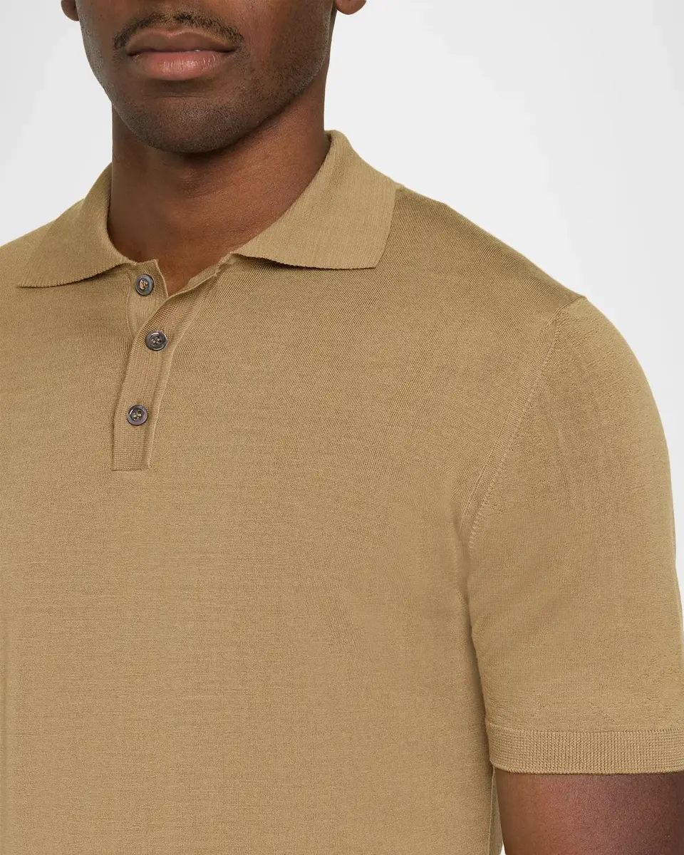 Barena Men's Merino Wool Polo Shirt | Thumbnail 5 Barena Men's Merino Wool Polo Shirt | Thumbnail 5