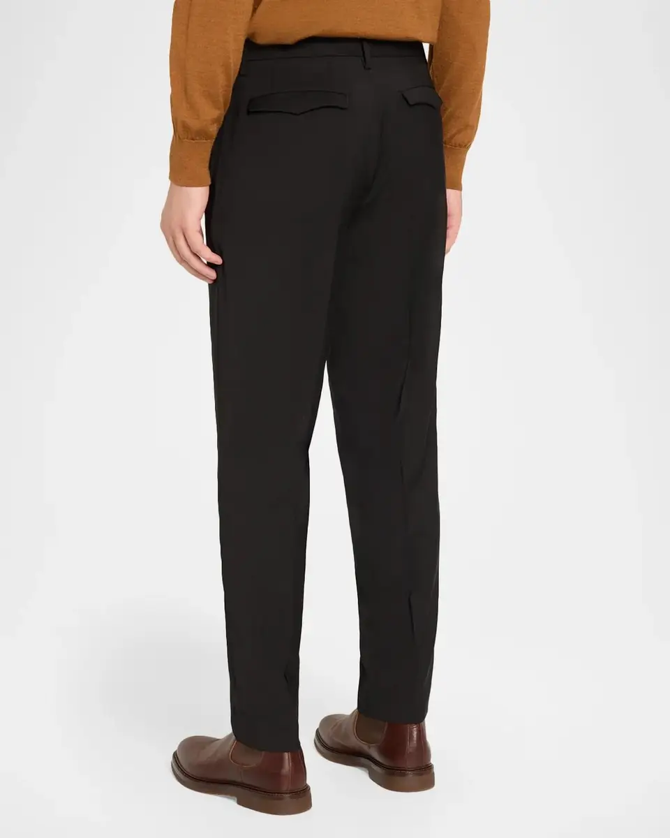 Barena Men's Masco Wool and Cotton Pleated Trousers | Thumbnail 3