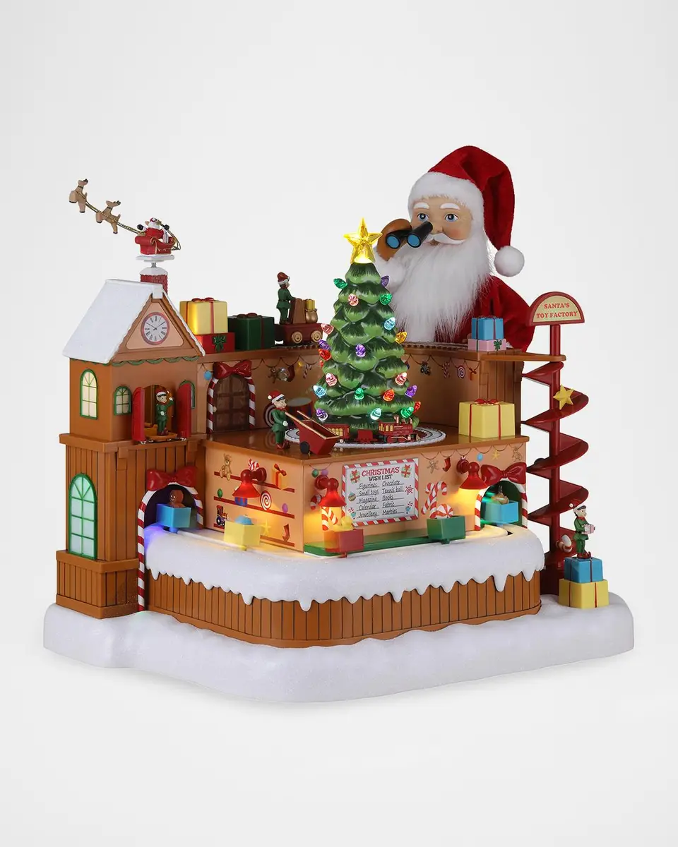 Mr Christmas Santa's Toy Factory Christmas Decor | Thumbnail 2 Mr Christmas Santa's Toy Factory Christmas Decor | Thumbnail 2