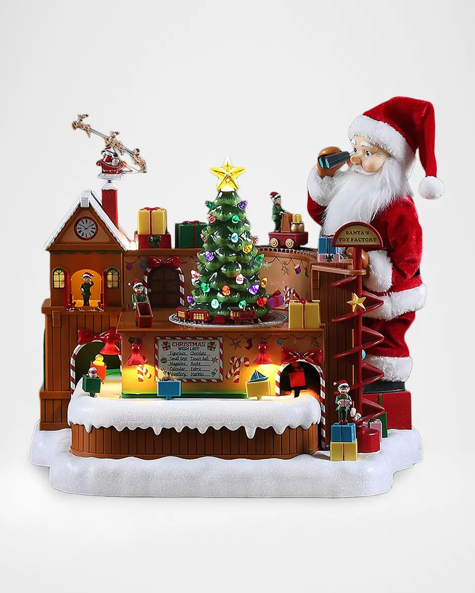 Mr Christmas Santa's Toy Factory Christmas Decor | Thumbnail 3 Mr Christmas Santa's Toy Factory Christmas Decor | Thumbnail 3
