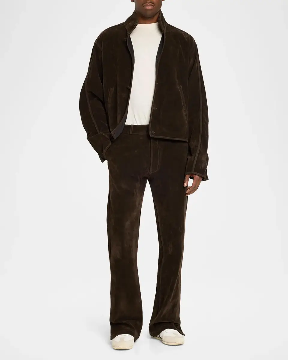 Hudson Men's Walker Faux-Suede Trousers | Thumbnail 2