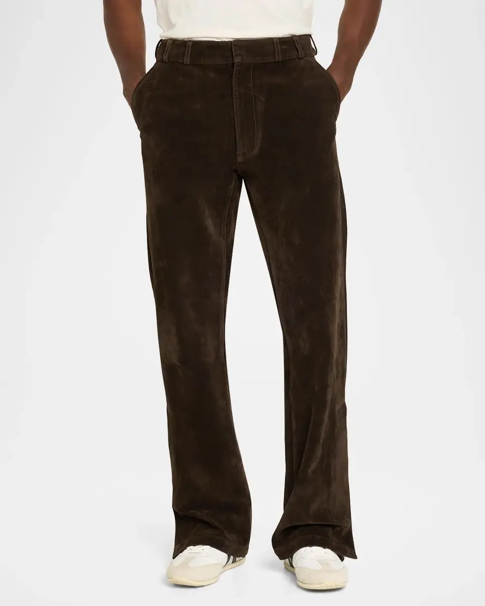 Hudson Men's Walker Faux-Suede Trousers | Thumbnail 4