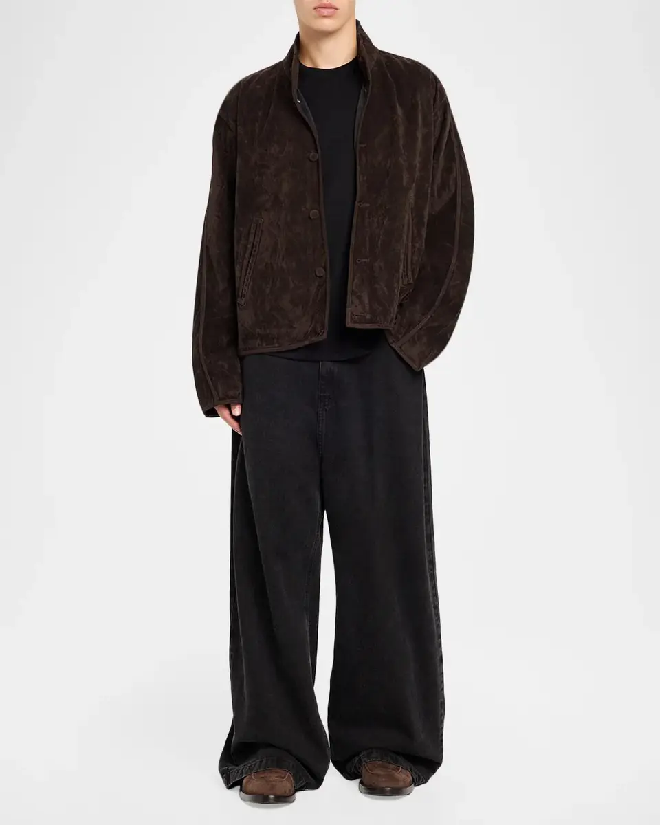 Hudson Men's Faux-Suede Jacket | Thumbnail 2 Hudson Men's Faux-Suede Jacket | Thumbnail 2