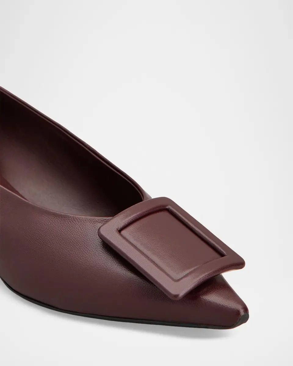 Roger Vivier Belle Vivier 25mm Leather Ballerina Flats | Thumbnail 5 Roger Vivier Belle Vivier 25mm Leather Ballerina Flats | Thumbnail 5