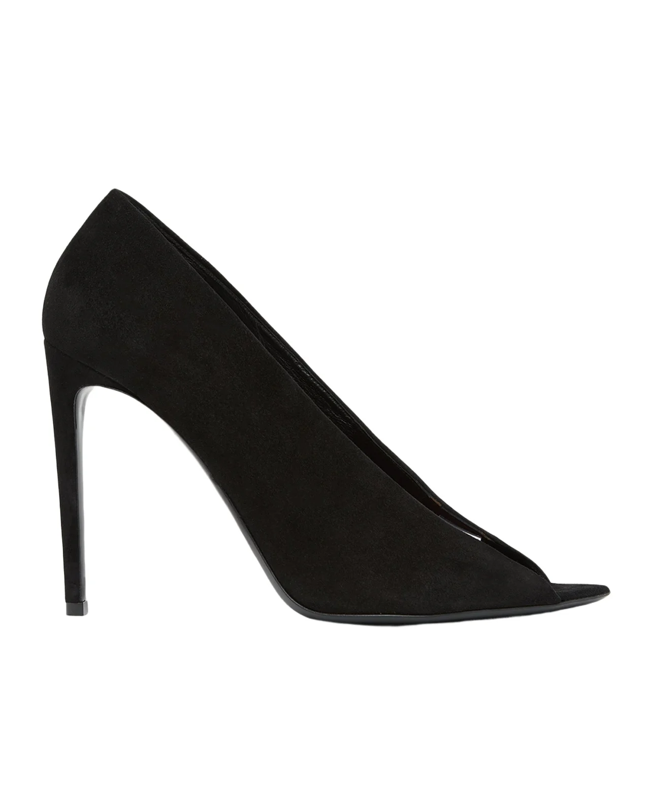 Valentino Garavani 105mm Open Toe Revele Suede Pumps