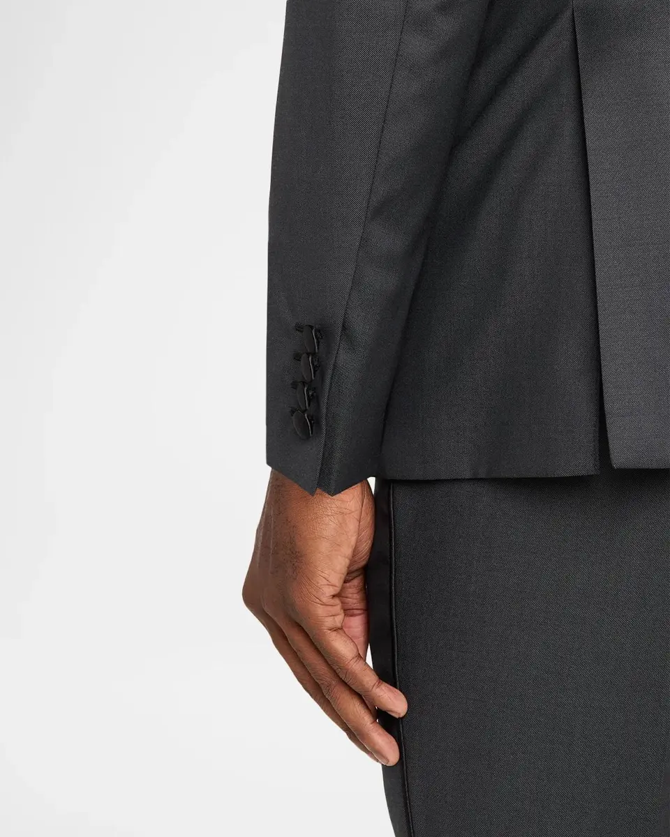 Emporio Armani Men's G Line Wool Satin-Trim Tuxedo | Thumbnail 9 Emporio Armani Men's G Line Wool Satin-Trim Tuxedo | Thumbnail 9