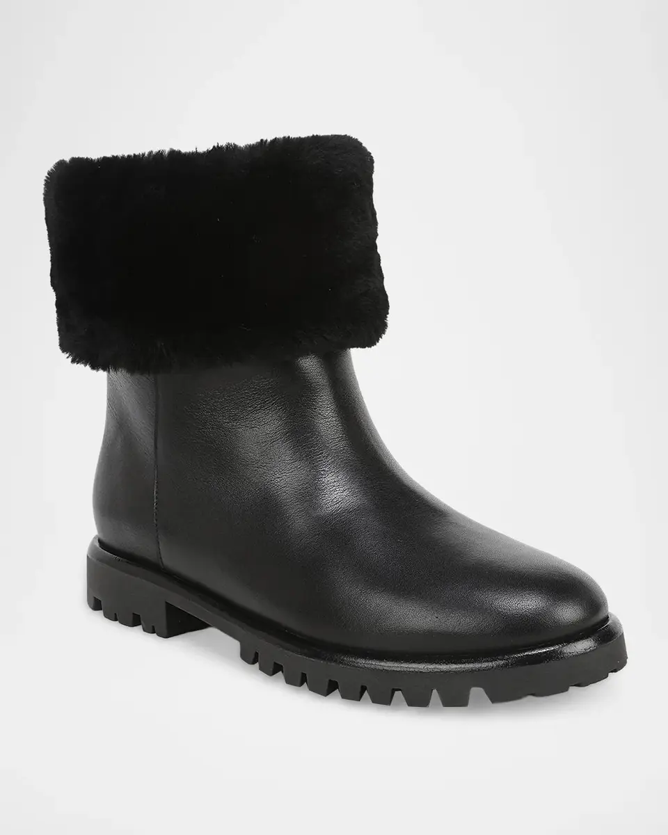 Vince Cameron Shearling-Lined Leather Boots | Thumbnail 2 Vince Cameron Shearling-Lined Leather Boots | Thumbnail 2