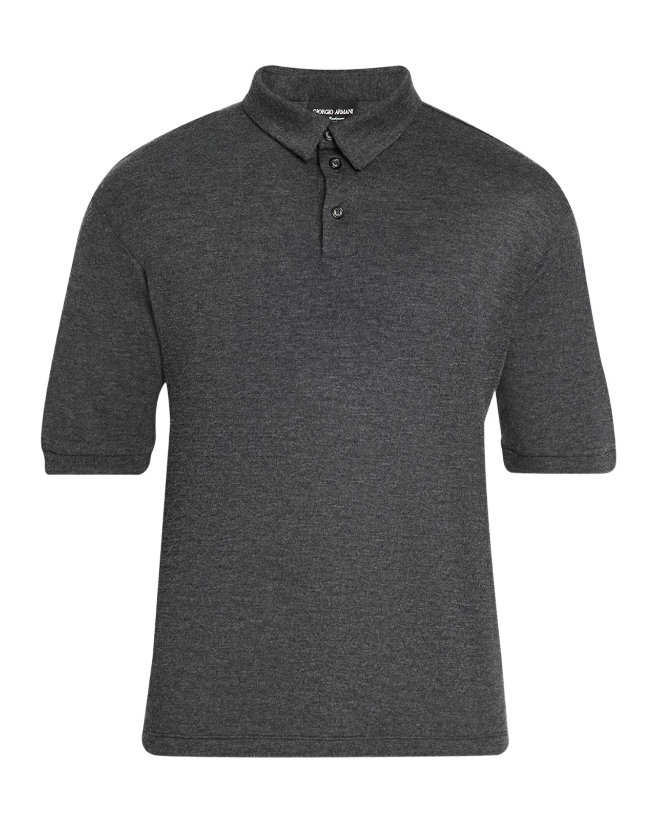 Giorgio Armani Men's Cashmere Knit Polo Shirt