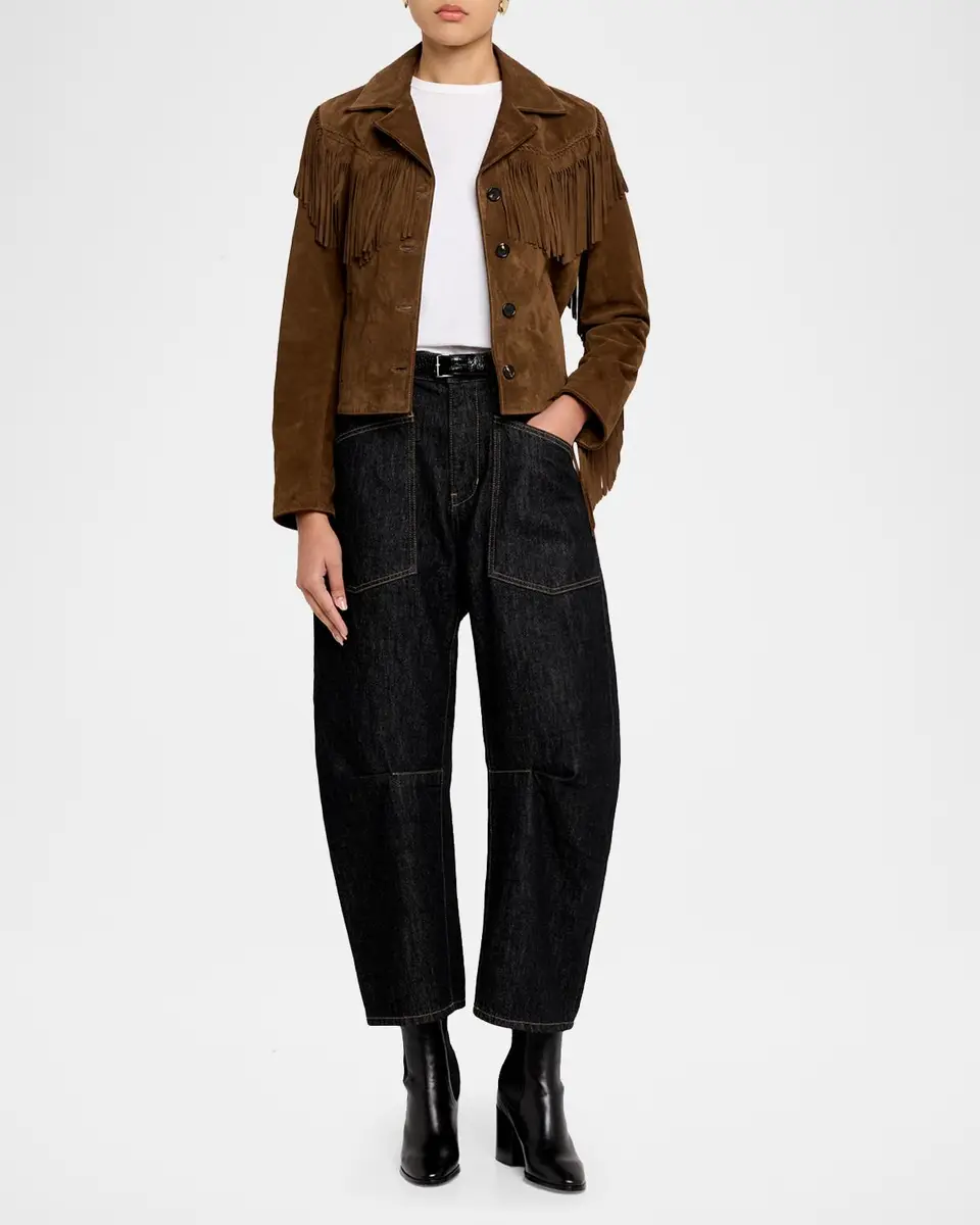 Nili Lotan Eloi Fringed Suede Jacket | Thumbnail 2 Nili Lotan Eloi Fringed Suede Jacket | Thumbnail 2