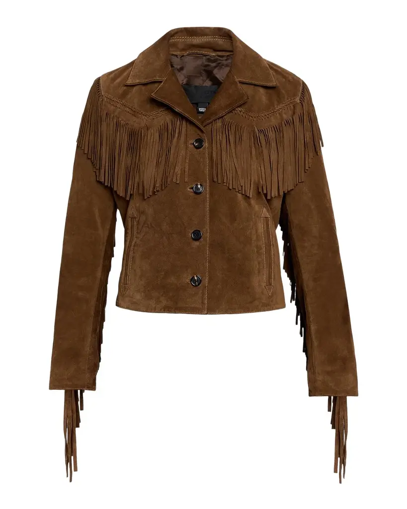 Eloi Fringed Suede Jacket