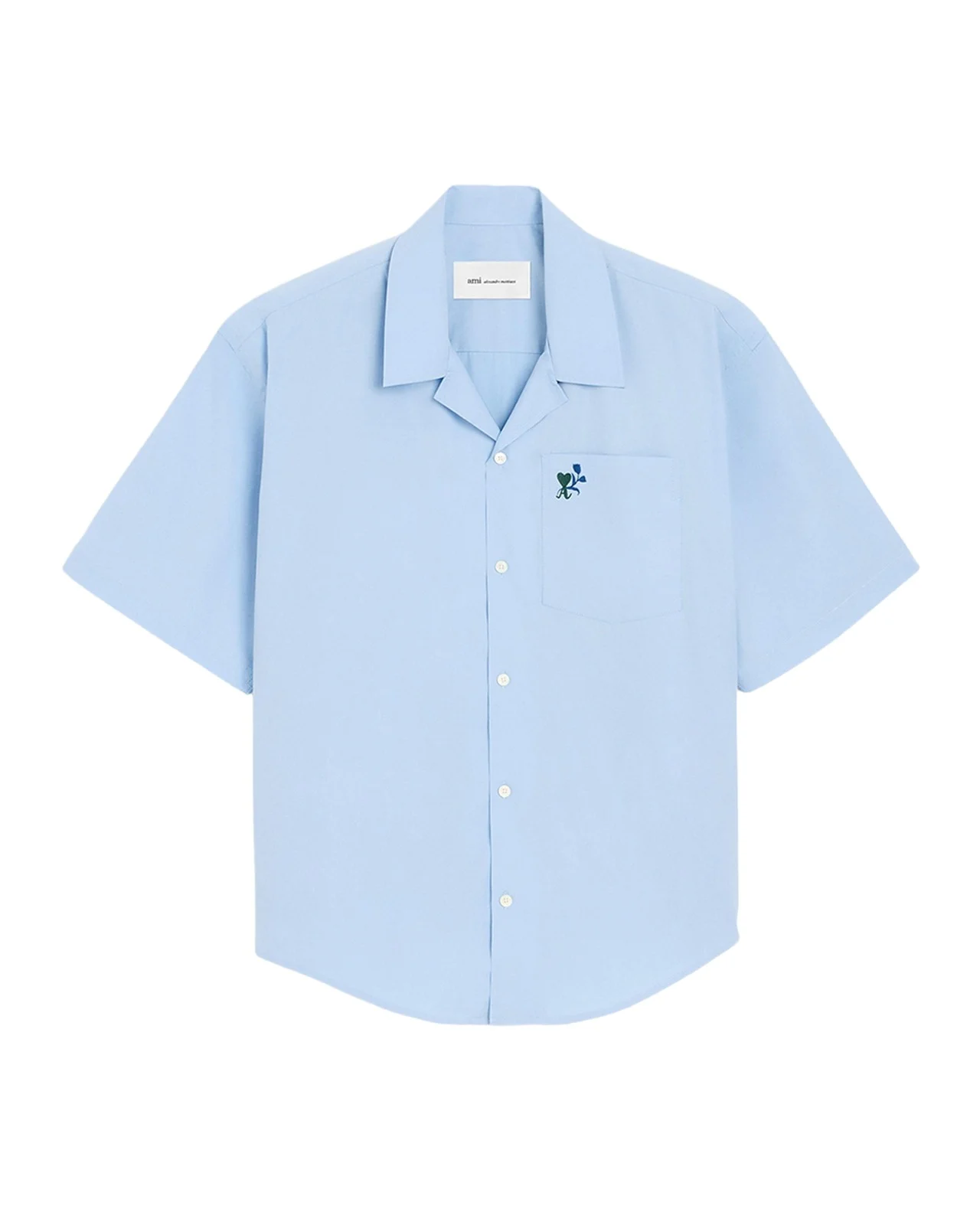 AMI PARIS Men's Ami de Coeur-Pocket Short-Sleeve Shirt