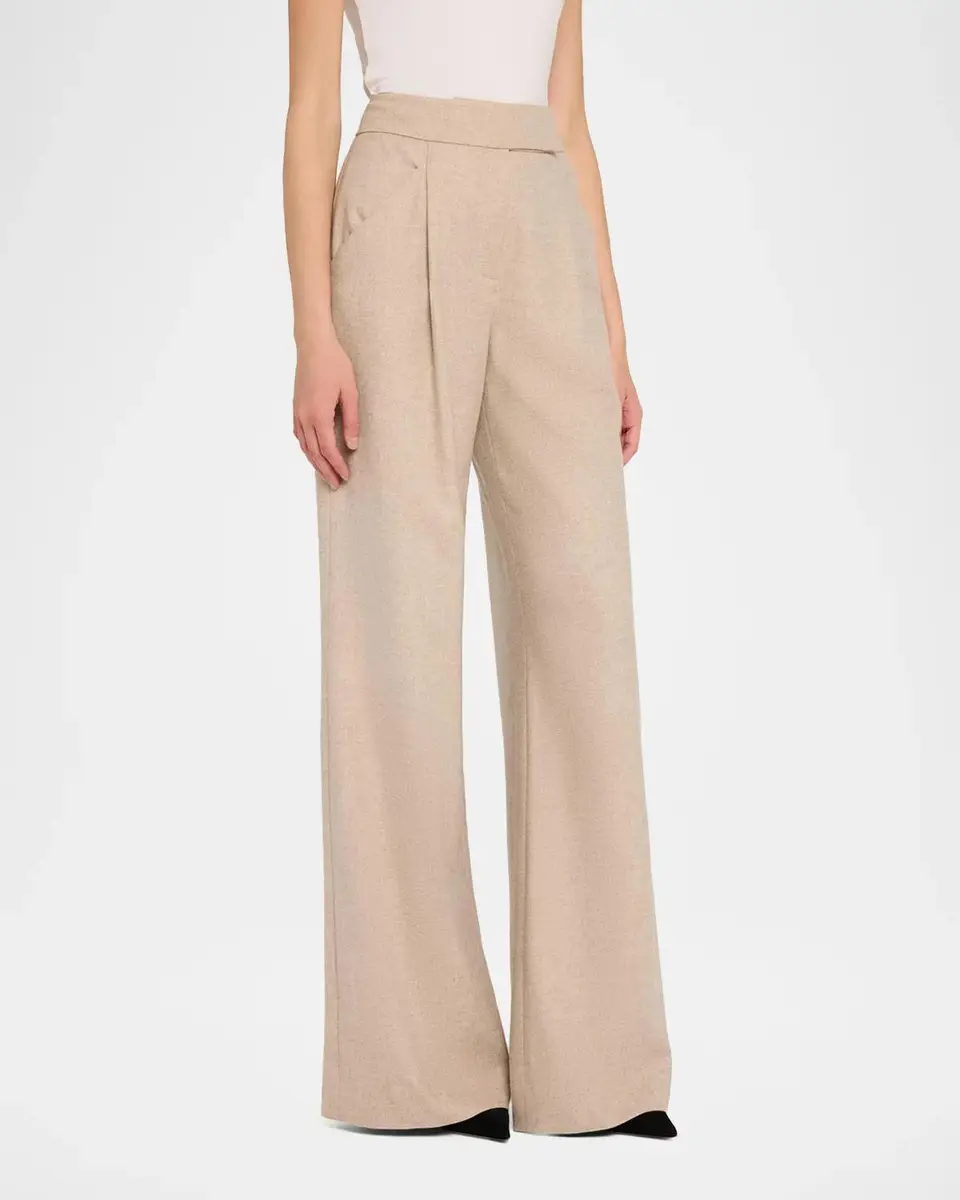 Veronica Beard Holt Stretch-Cotton Wide-Leg Pants | Thumbnail 4 Veronica Beard Holt Stretch-Cotton Wide-Leg Pants | Thumbnail 4