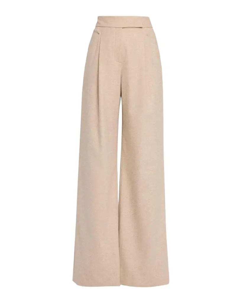 Holt Stretch-Cotton Wide-Leg Pants
