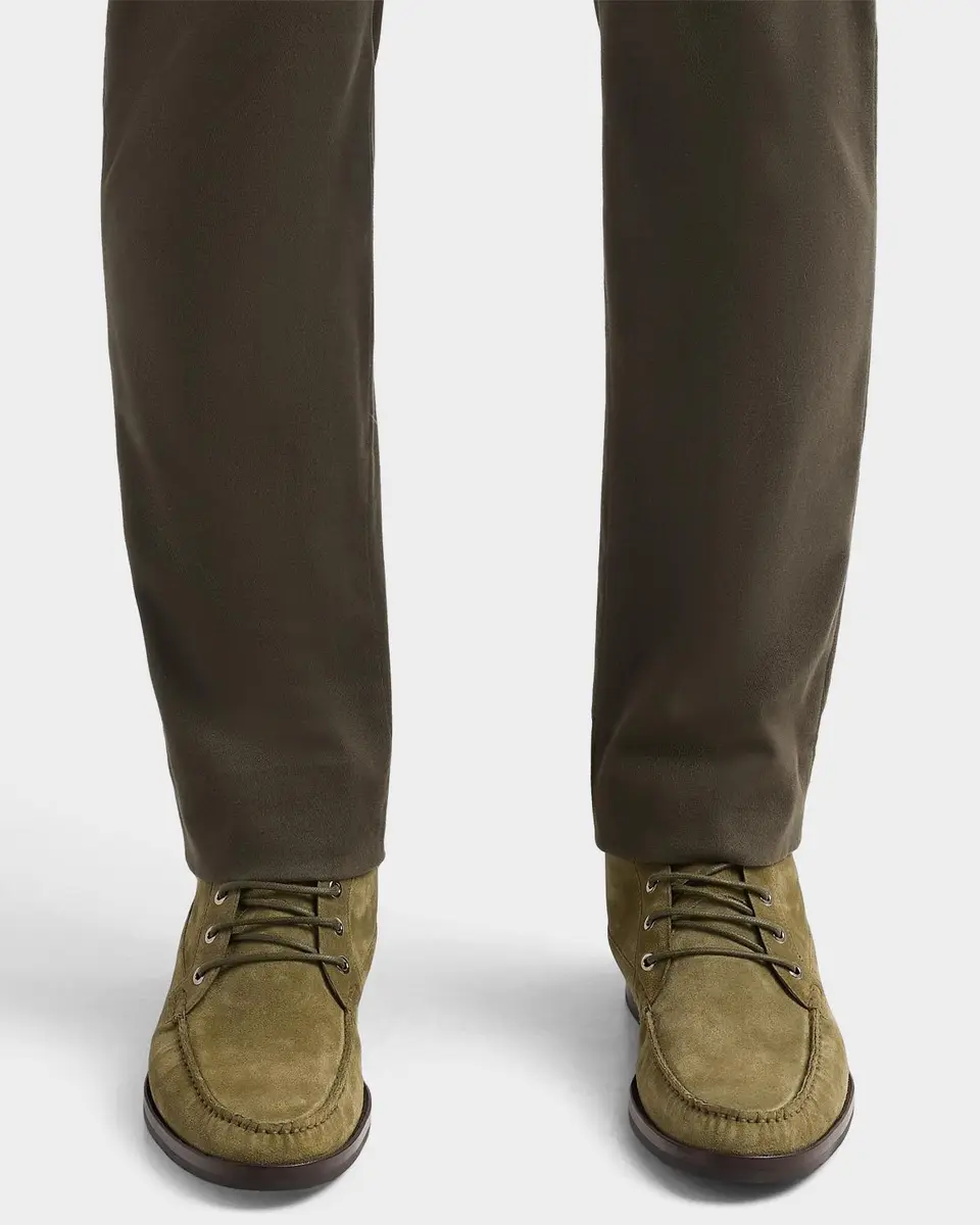 Manolo Blahnik Men's Rhinebeck Suede Ankle Boots | Thumbnail 3