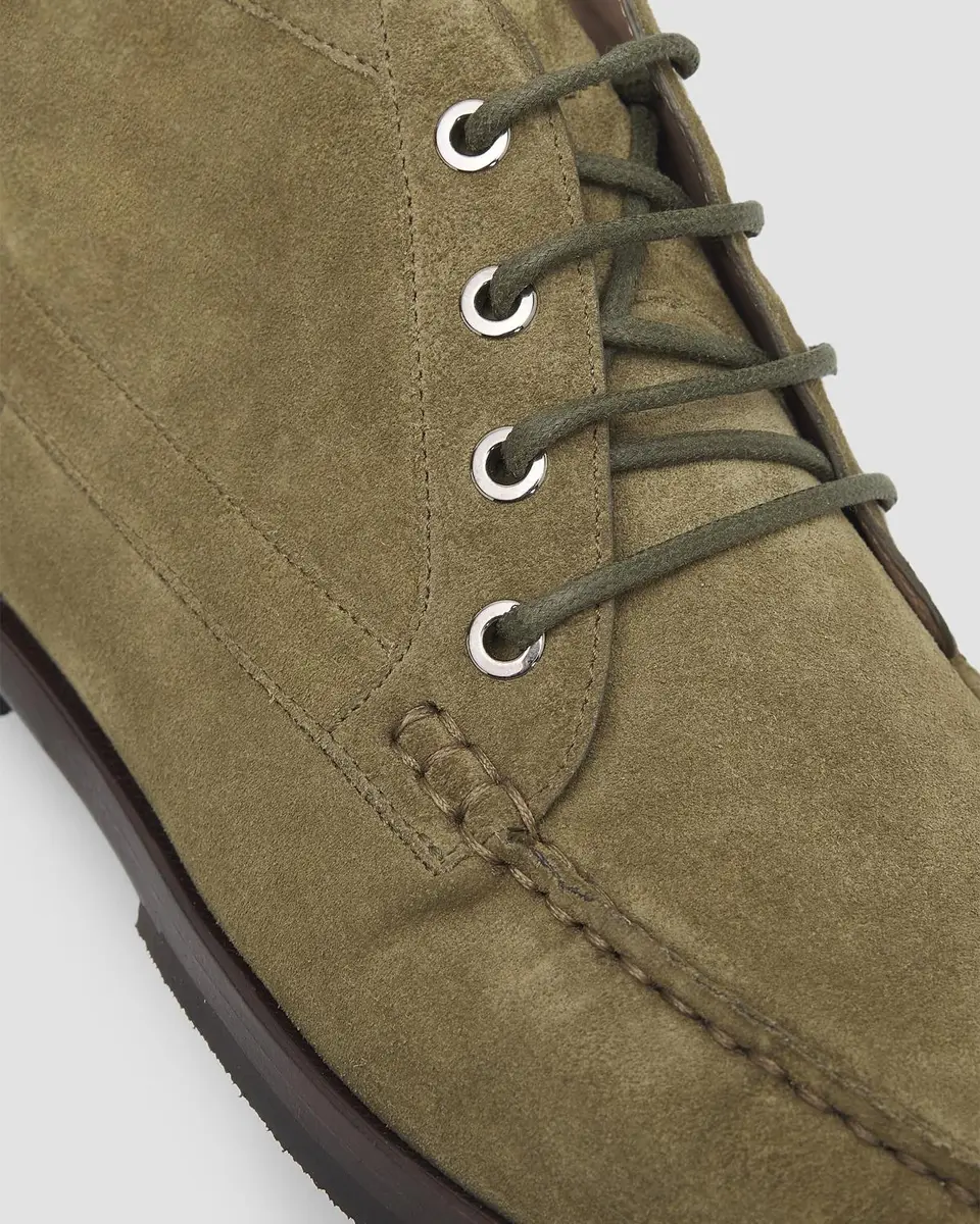 Manolo Blahnik Men's Rhinebeck Suede Ankle Boots | Thumbnail 5