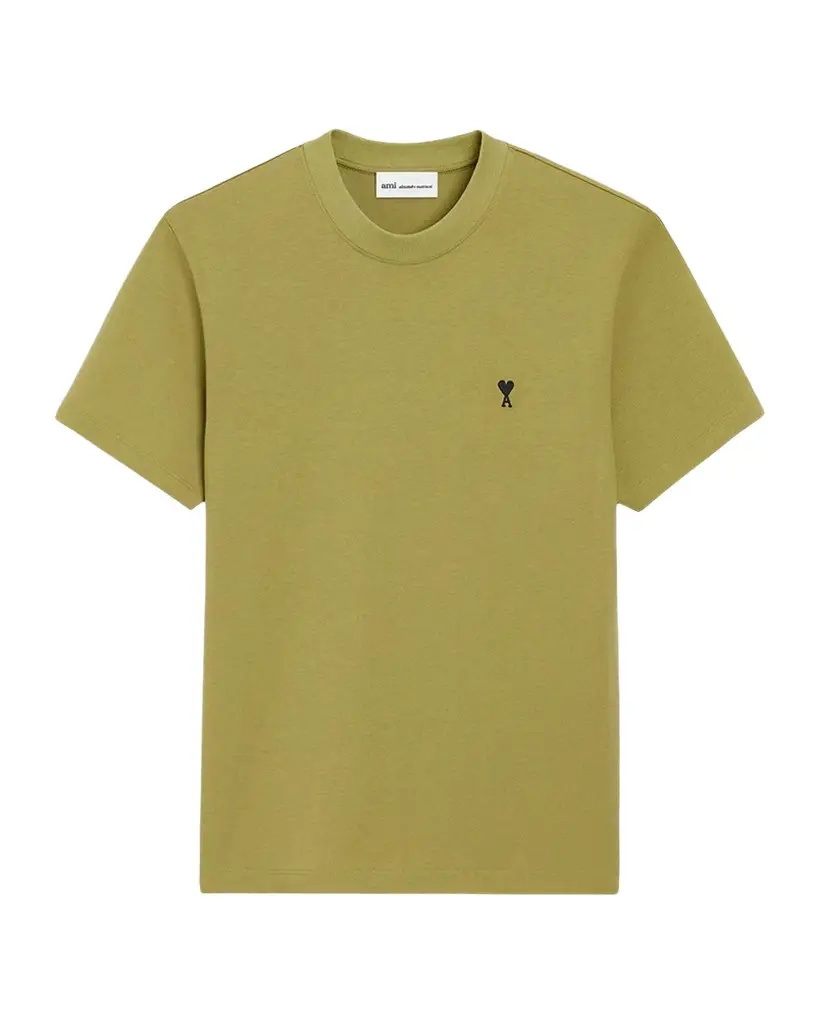 AMI PARIS Men's Cotton Ami De Coeur Cotton Crewneck T-Shirt