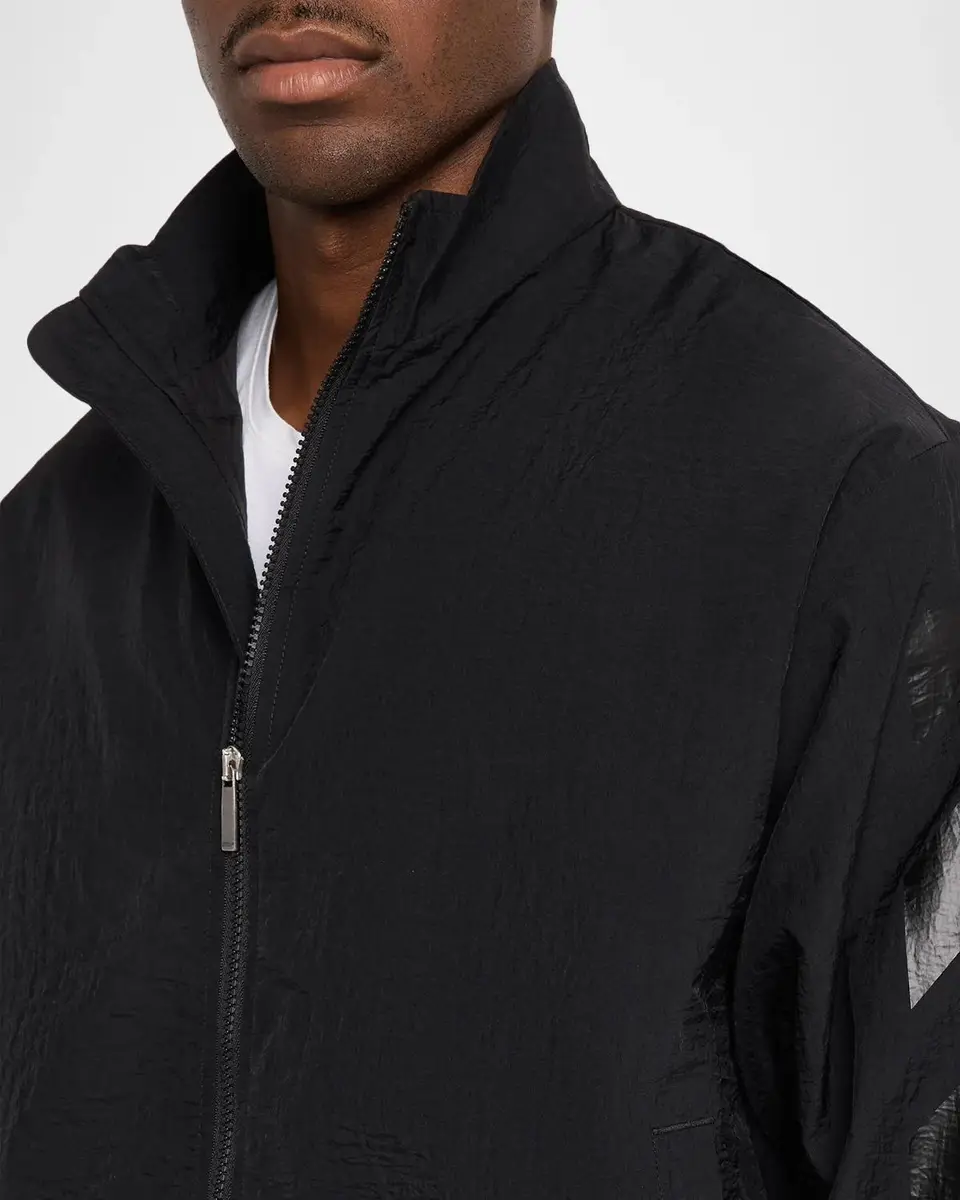 Off-White Men's Glossy Arrow Nylon Track Jacket | Thumbnail 5 Off-White Men's Glossy Arrow Nylon Track Jacket | Thumbnail 5