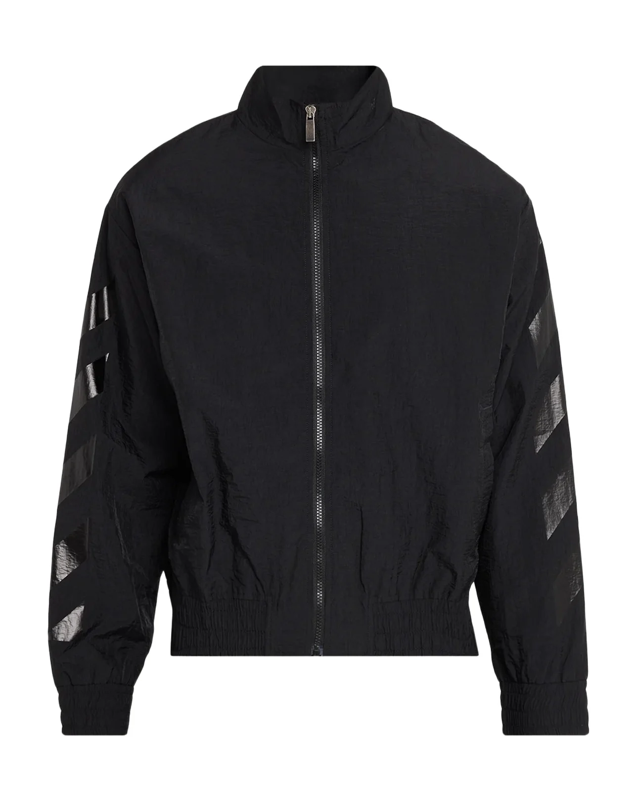 Off-White Men's Glossy Arrow Nylon Track Jacket