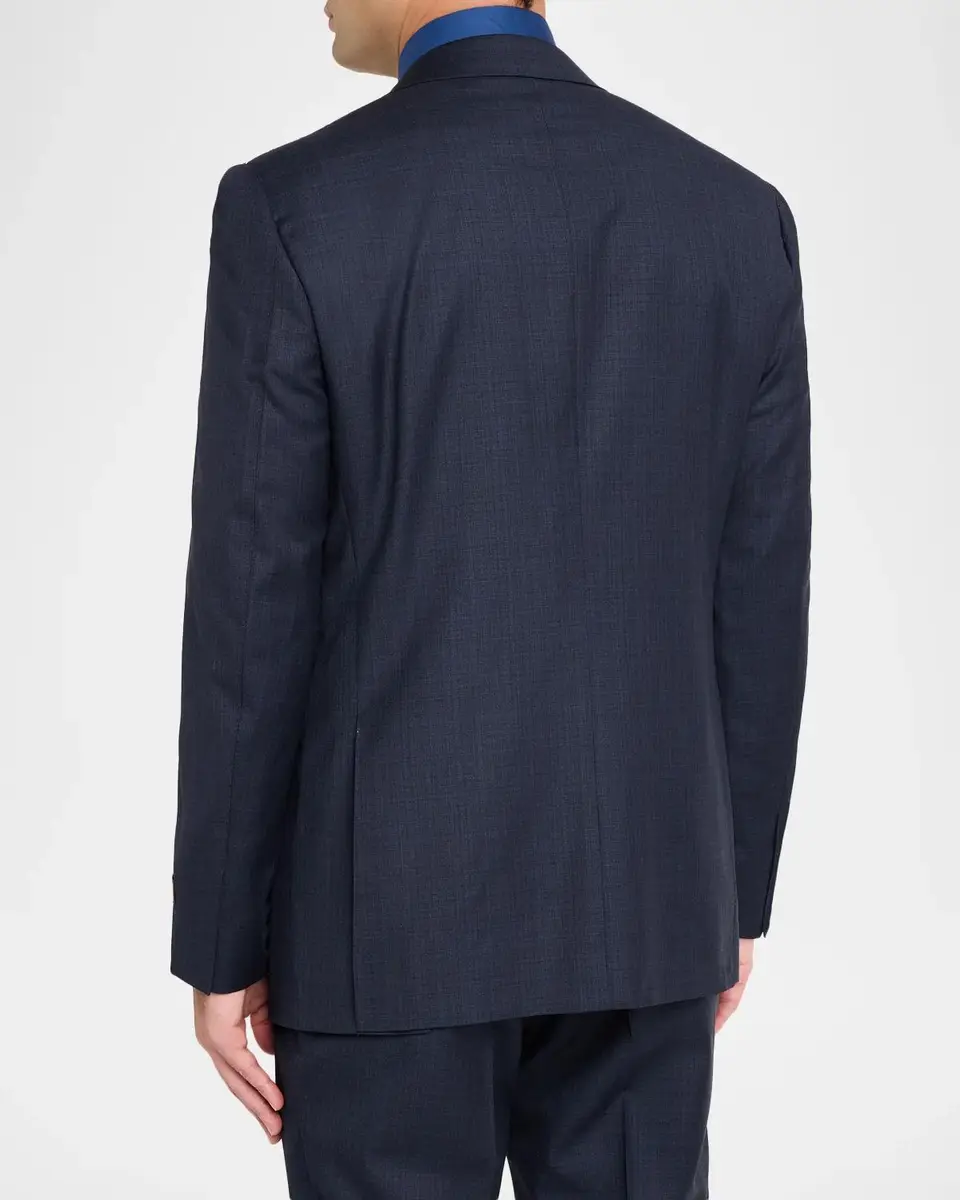 Canali Men's Wool Tonal Crosshatch Two-Piece Suit | Thumbnail 5 Canali Men's Wool Tonal Crosshatch Two-Piece Suit | Thumbnail 5