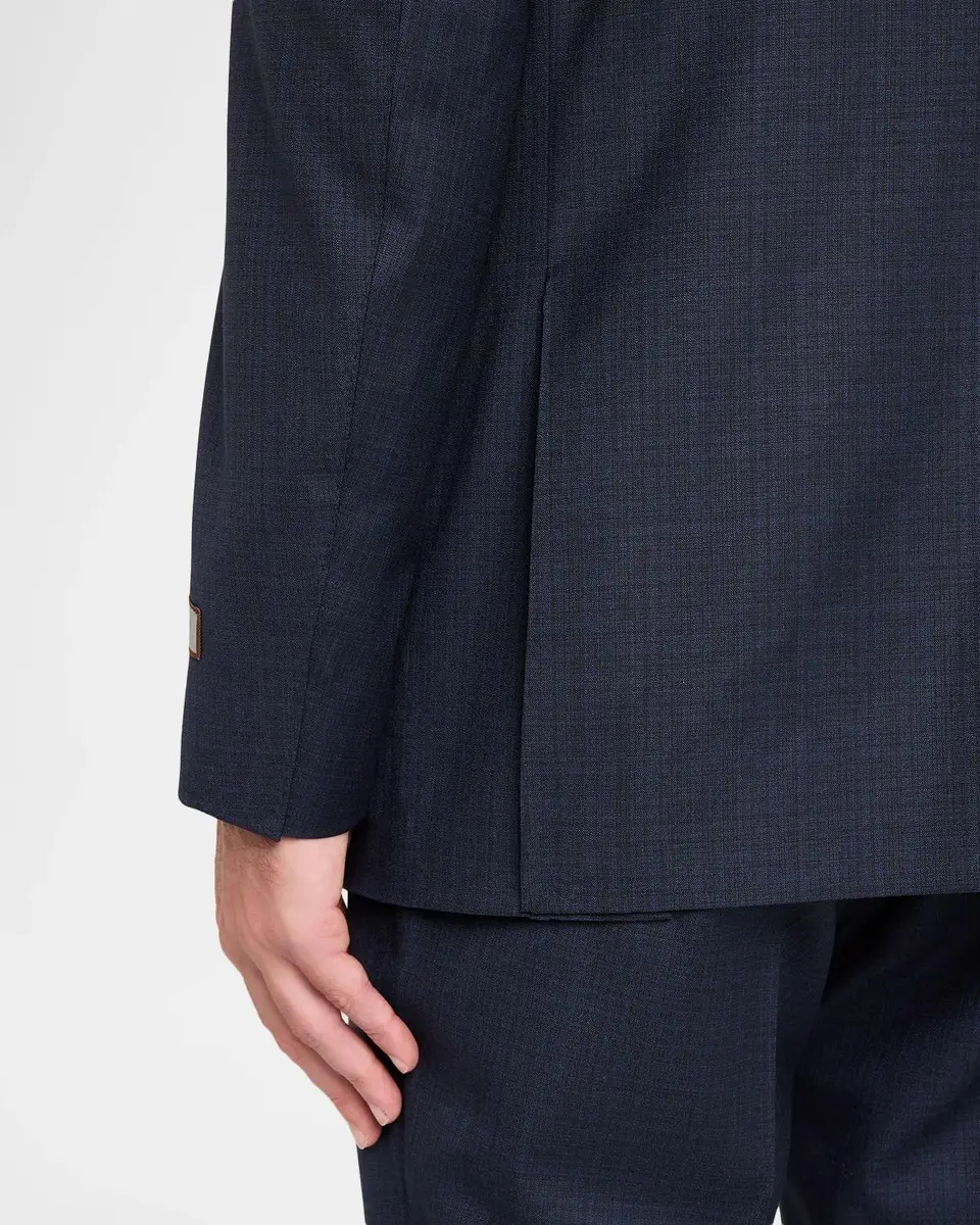 Canali Men's Wool Tonal Crosshatch Two-Piece Suit | Thumbnail 9 Canali Men's Wool Tonal Crosshatch Two-Piece Suit | Thumbnail 9