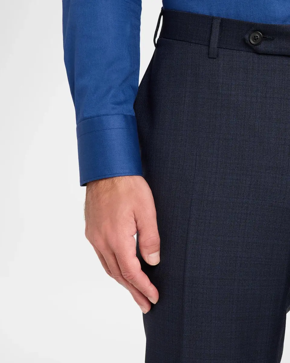 Canali Men's Wool Tonal Crosshatch Two-Piece Suit | Thumbnail 10 Canali Men's Wool Tonal Crosshatch Two-Piece Suit | Thumbnail 10