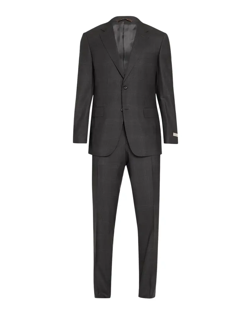Canali Men's Wool Tonal Plaid Two-Piece Suit
