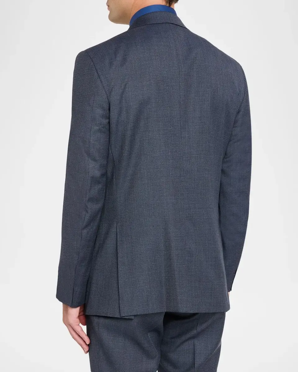 Canali Men's Impeccabile Wool Micro-Neat Two-Piece Suit | Thumbnail 5 Canali Men's Impeccabile Wool Micro-Neat Two-Piece Suit | Thumbnail 5