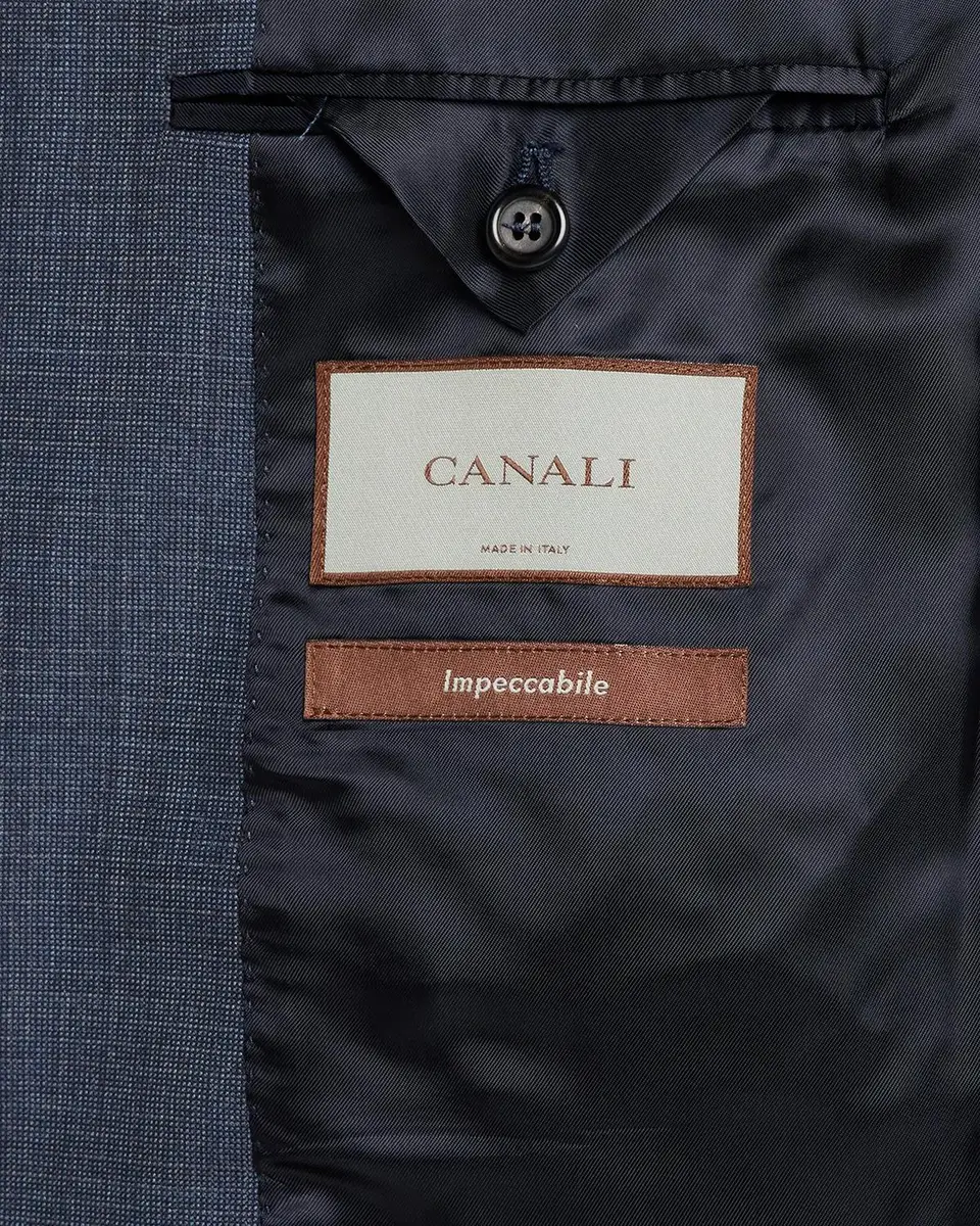 Canali Men's Impeccabile Wool Micro-Neat Two-Piece Suit | Thumbnail 7 Canali Men's Impeccabile Wool Micro-Neat Two-Piece Suit | Thumbnail 7