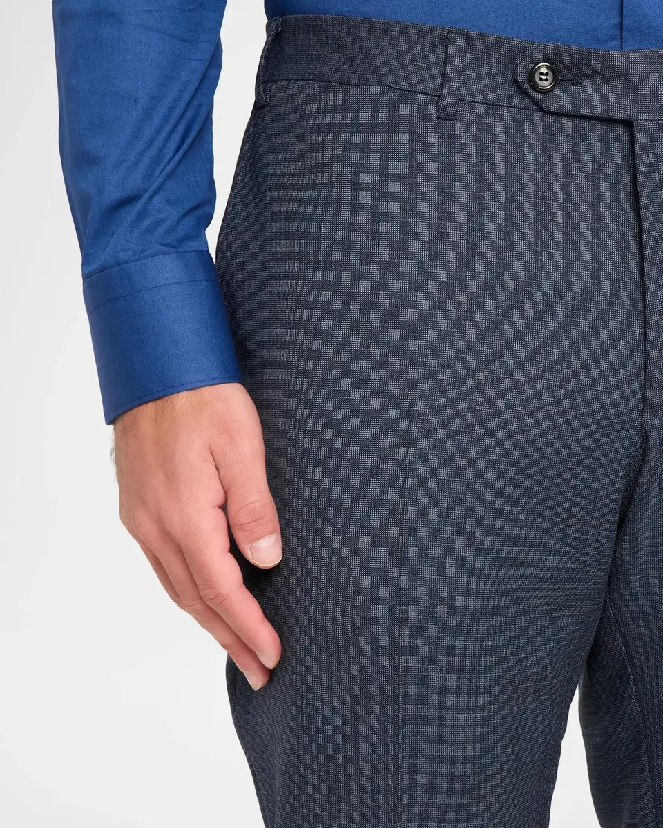 Canali Men's Impeccabile Wool Micro-Neat Two-Piece Suit | Thumbnail 10 Canali Men's Impeccabile Wool Micro-Neat Two-Piece Suit | Thumbnail 10