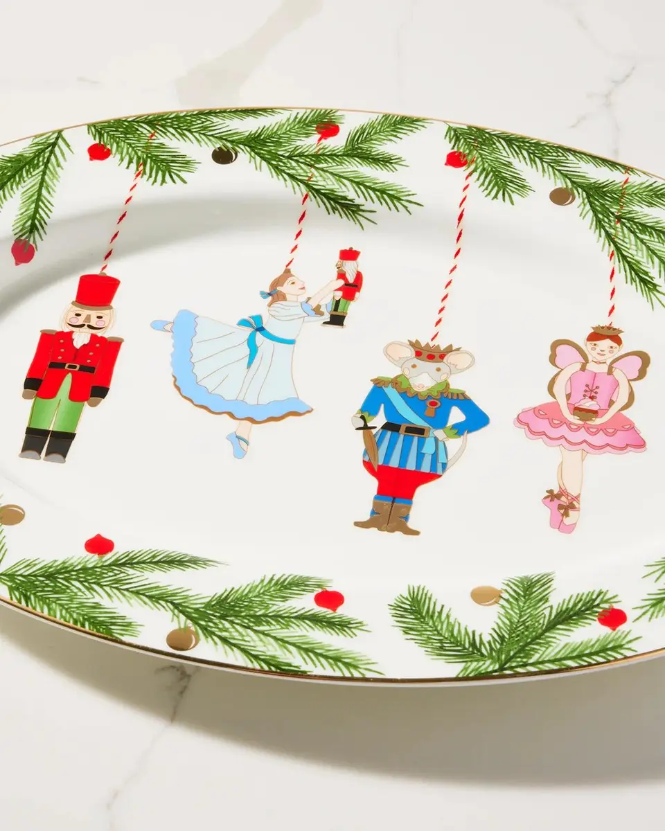 Neiman Marcus Nutcracker Oval Serving Platter | Thumbnail 2 Neiman Marcus Nutcracker Oval Serving Platter | Thumbnail 2