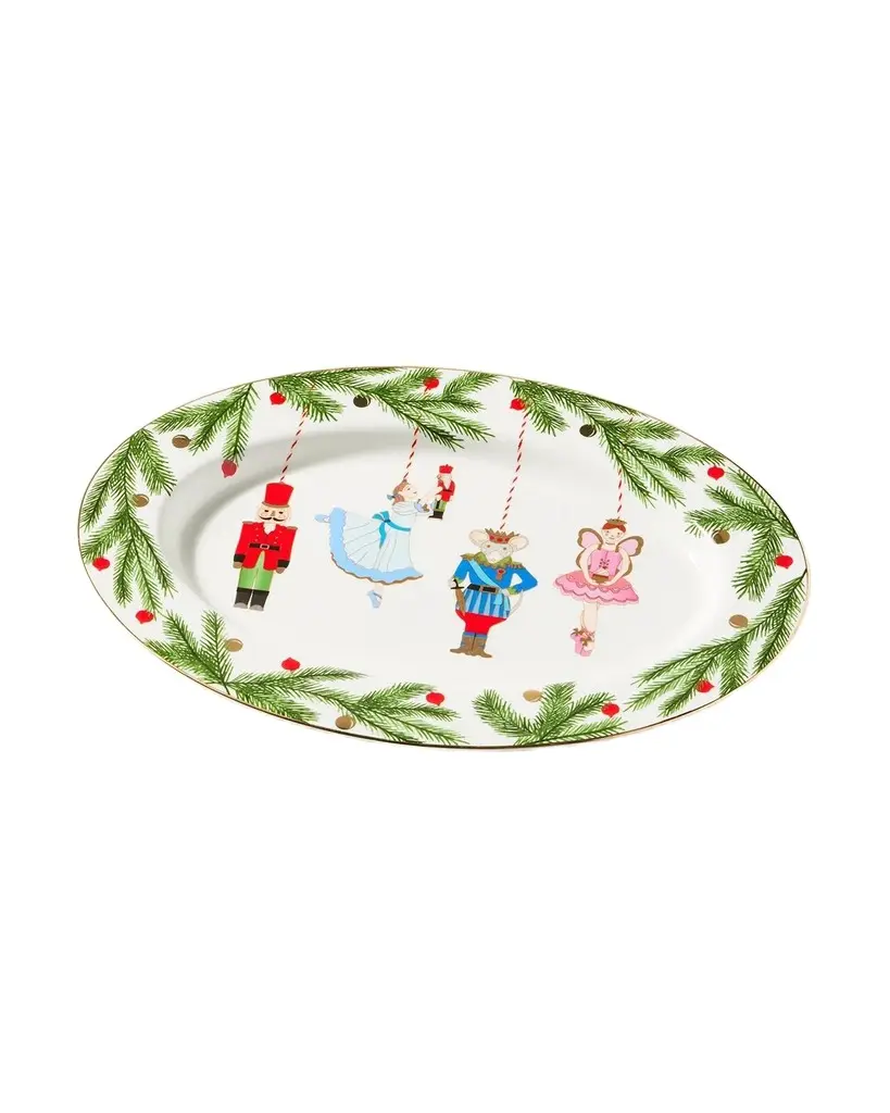 Neiman Marcus Nutcracker Oval Serving Platter