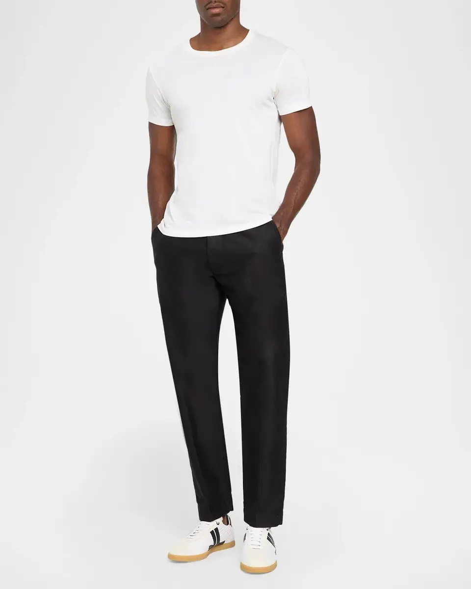 Lanvin Men's Nylon and Suede Low-Top Sneakers | Thumbnail 3 Lanvin Men's Nylon and Suede Low-Top Sneakers | Thumbnail 3