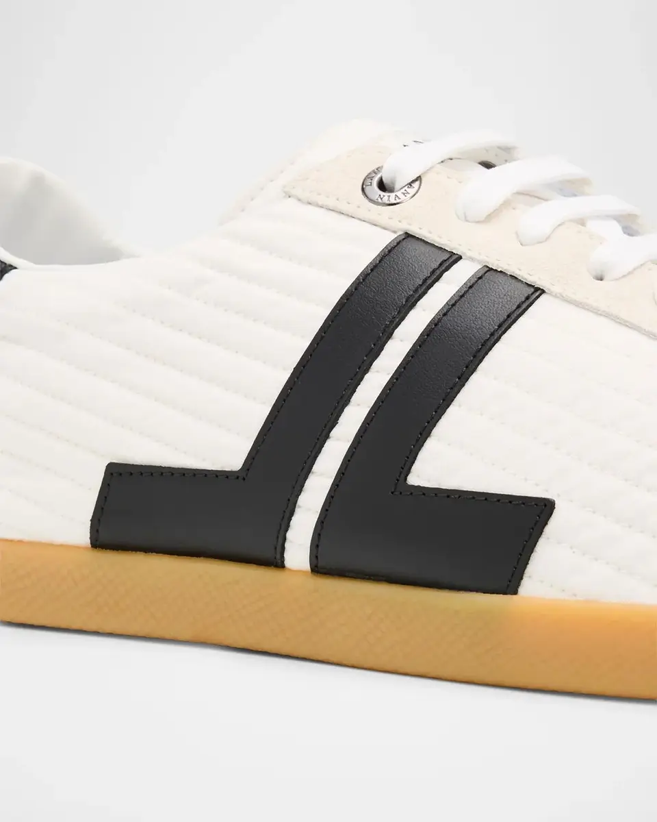 Lanvin Men's Nylon and Suede Low-Top Sneakers | Thumbnail 6 Lanvin Men's Nylon and Suede Low-Top Sneakers | Thumbnail 6