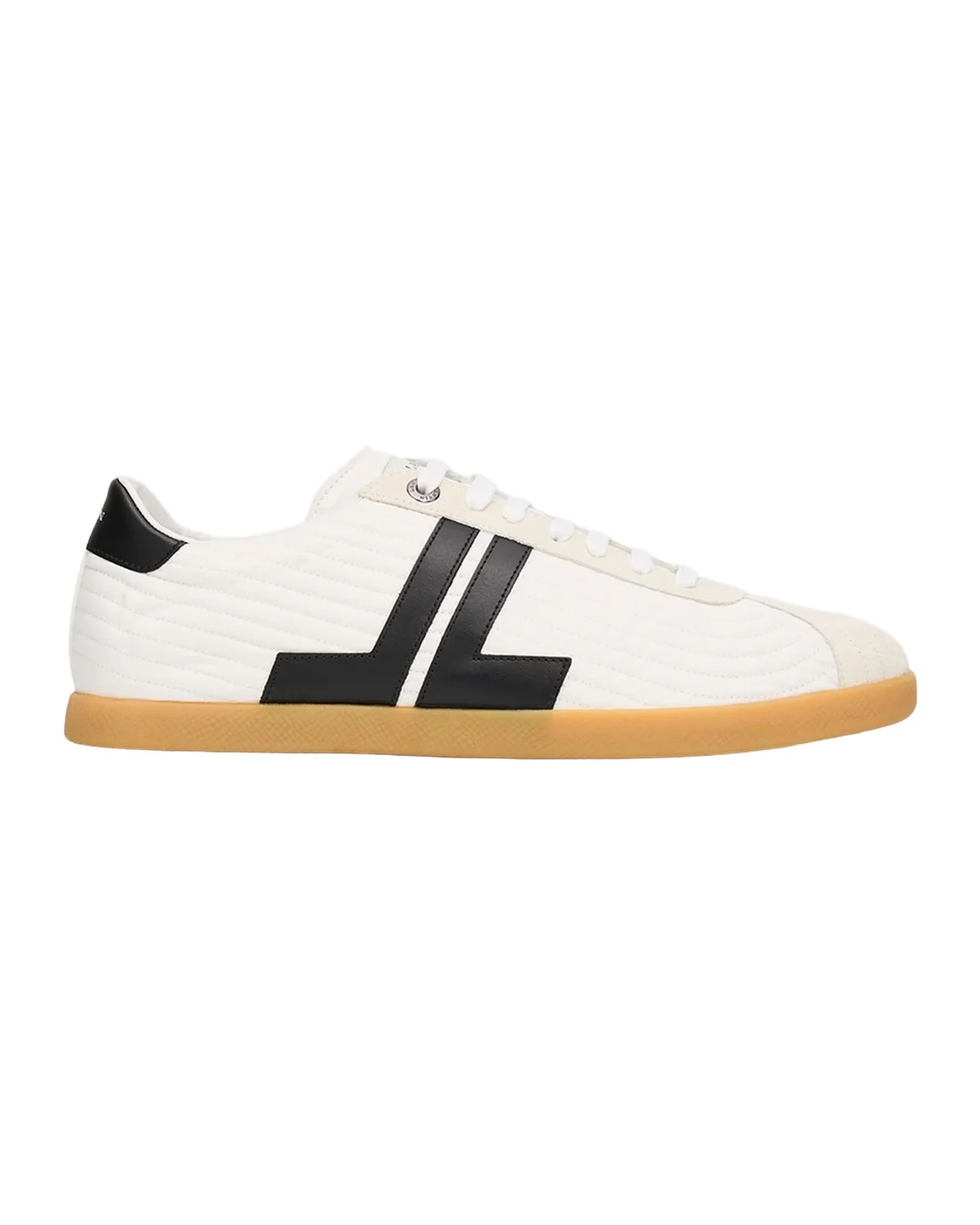 Lanvin Men's Nylon and Suede Low-Top Sneakers