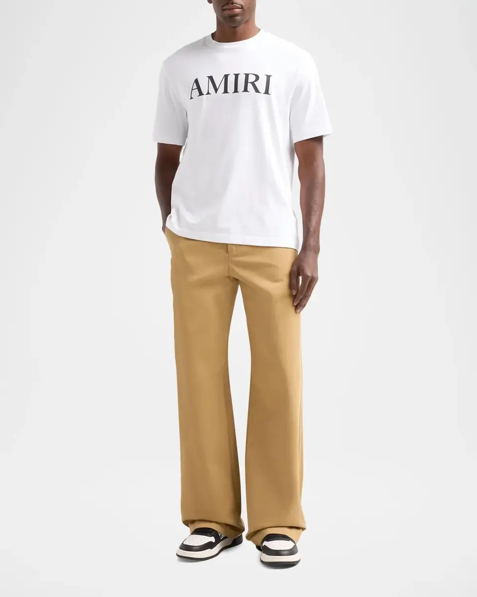 AMIRI Men's Classic Logo Leather Low-Top Sneakers | Thumbnail 3 AMIRI Men's Classic Logo Leather Low-Top Sneakers | Thumbnail 3