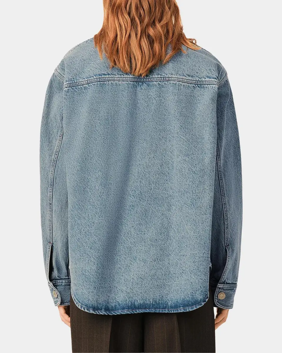 AMI PARIS Ami De Coeur Denim Overshirt | Thumbnail 2 AMI PARIS Ami De Coeur Denim Overshirt | Thumbnail 2