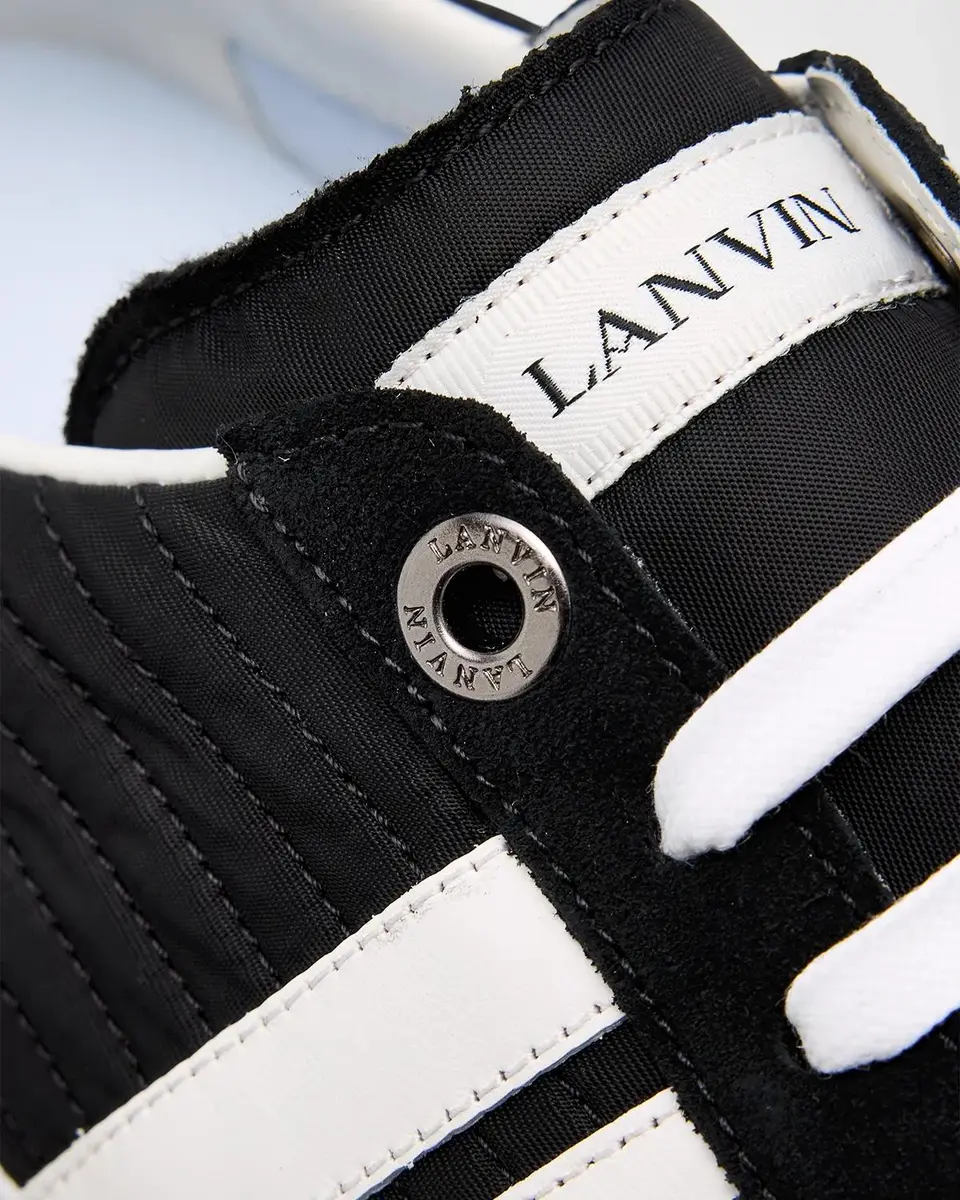 Lanvin Men's Nylon and Suede Low-Top Sneakers | Thumbnail 6 Lanvin Men's Nylon and Suede Low-Top Sneakers | Thumbnail 6