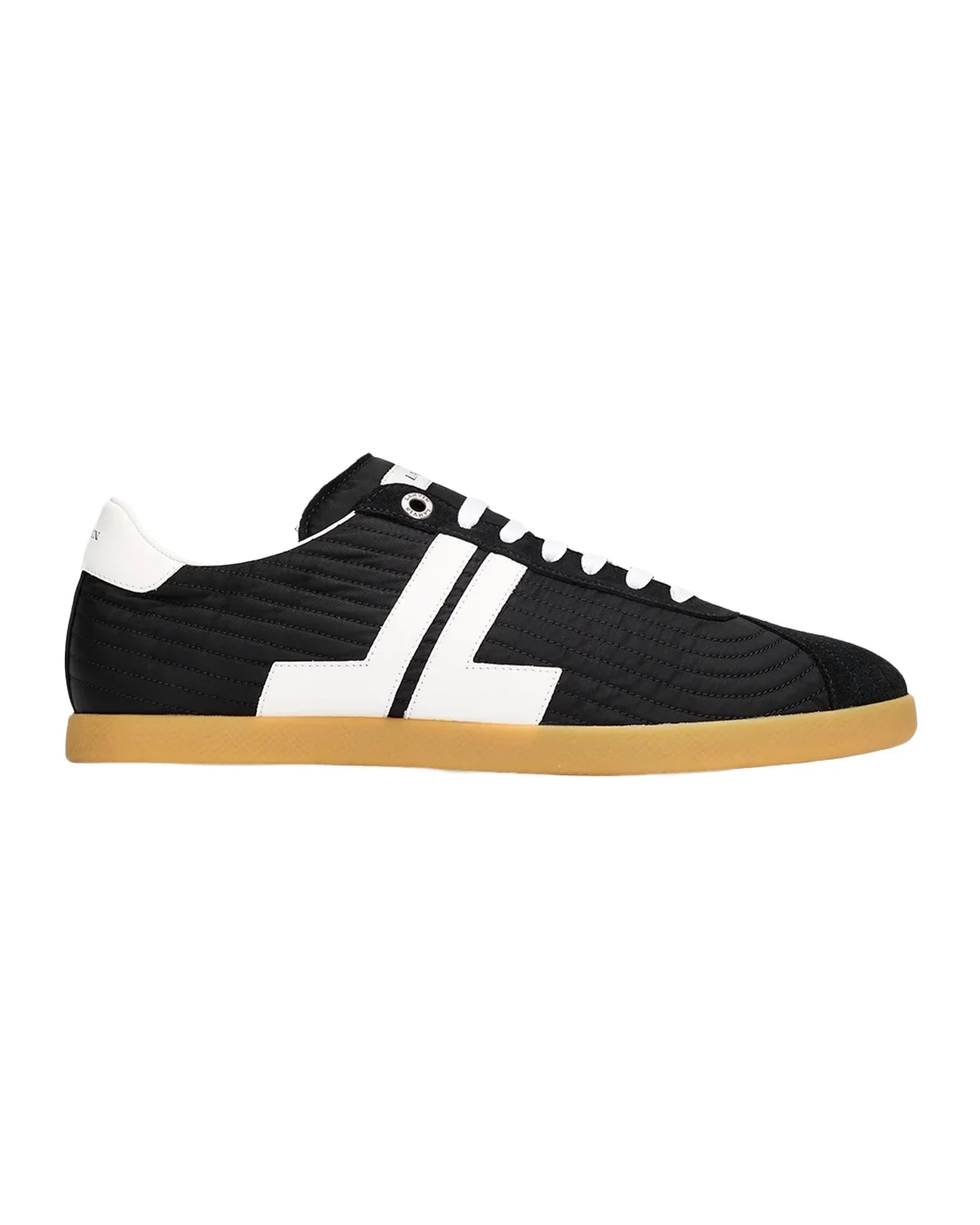 Lanvin Men's Nylon and Suede Low-Top Sneakers