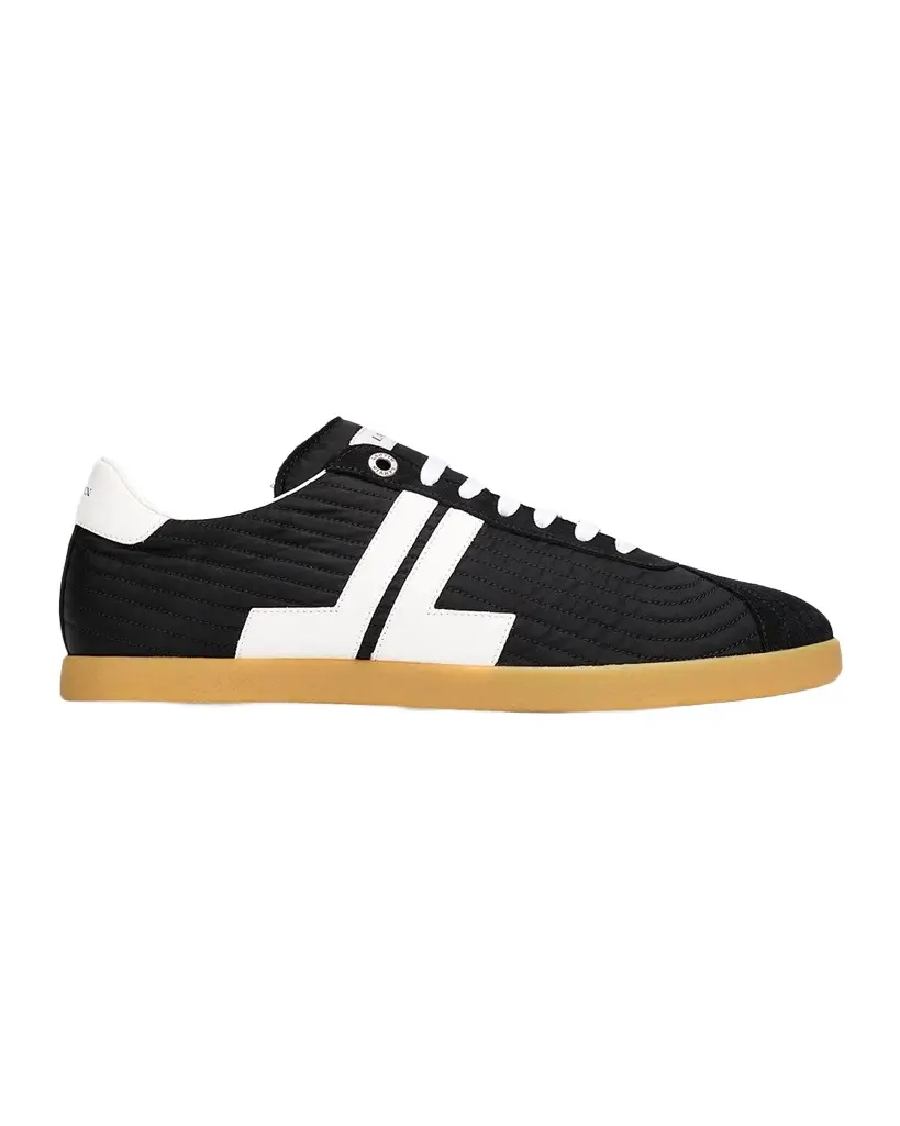 Lanvin Men's Nylon and Suede Low-Top Sneakers