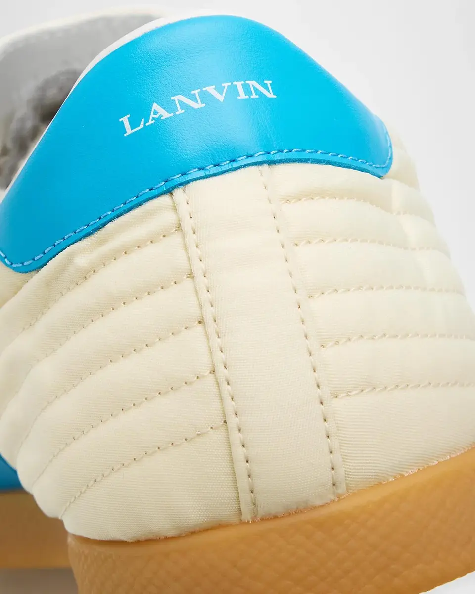 Lanvin Men's Nylon and Suede Low-Top Sneakers | Thumbnail 6 Lanvin Men's Nylon and Suede Low-Top Sneakers | Thumbnail 6