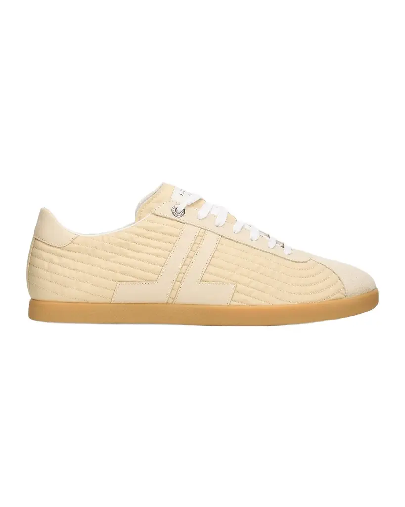 Lanvin Men's Nylon and Suede Low-Top Sneakers