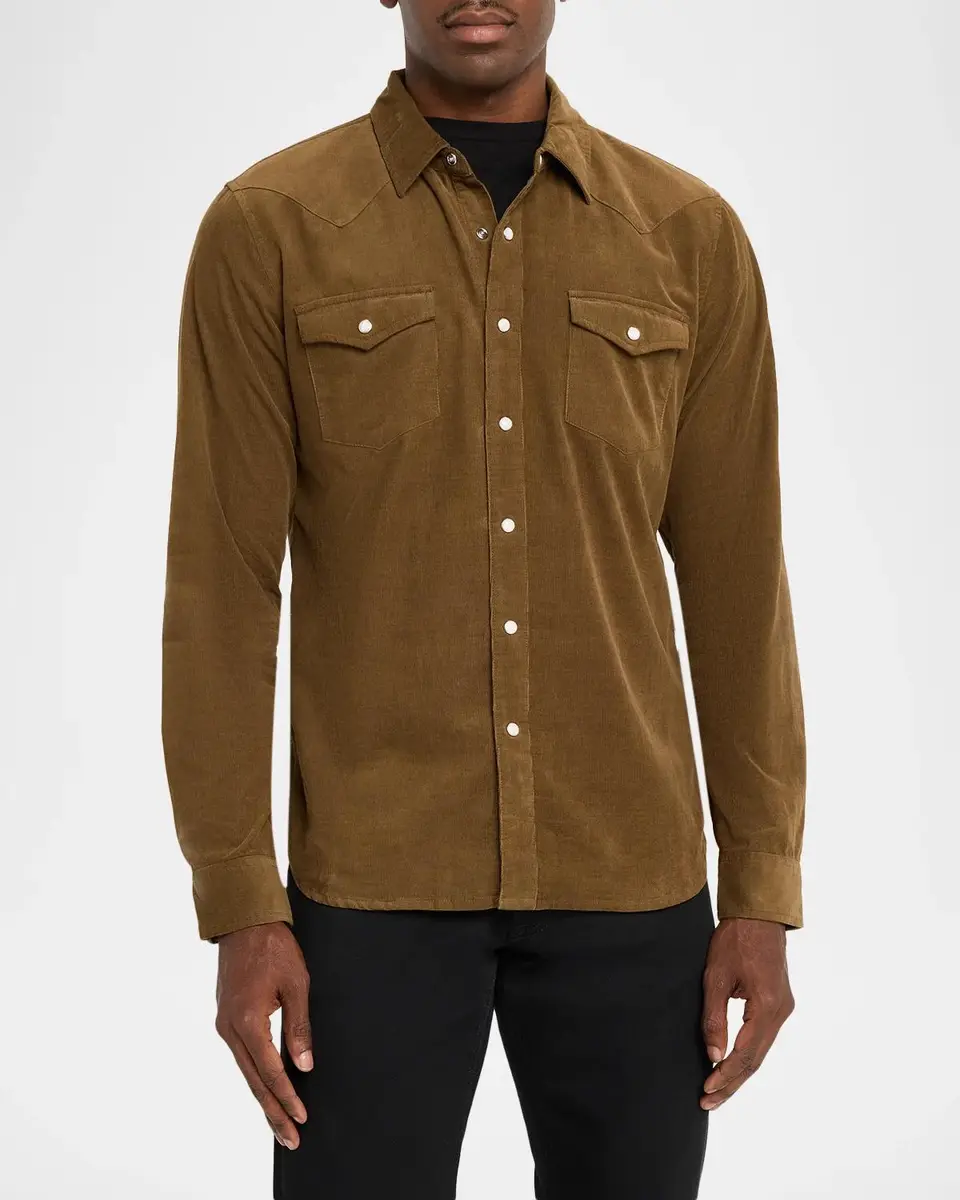 RAILS Men's Roy Corduroy Western Shirt | Thumbnail 4