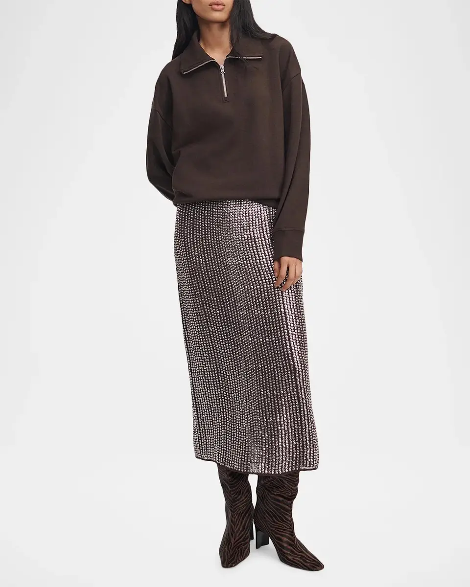 rag & bone The Everyday Terry Half-Zip Sweatshirt | Thumbnail 2 rag & bone The Everyday Terry Half-Zip Sweatshirt | Thumbnail 2