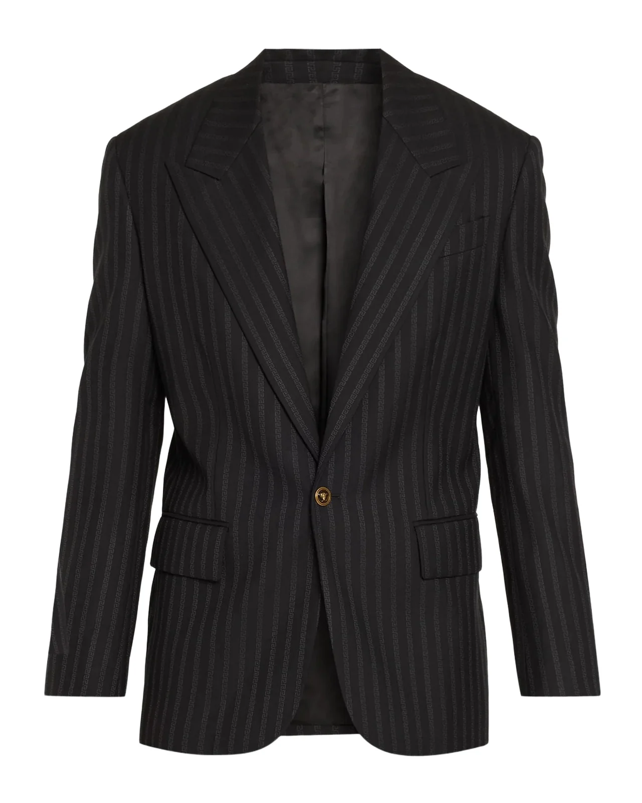 Versace Men's Wool Pinstripe Single-Button Evening Jacket